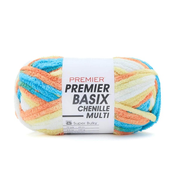 Premier Basix Brights Chenille Yarn - Beachball