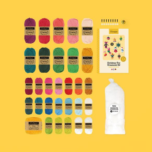 Scheepjes Christmas Tree ornaments kit