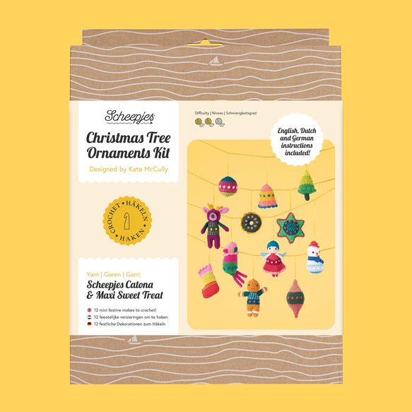 Scheepjes Christmas Tree ornaments kit