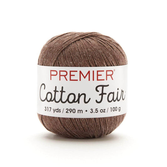 Premier Cotton Fair Yarn Cocoa Pack of 3 *Pre-order*