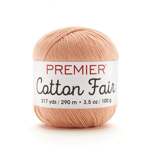 Premier Cotton Fair Yarn Coral Pack of 3 *Pre-order*