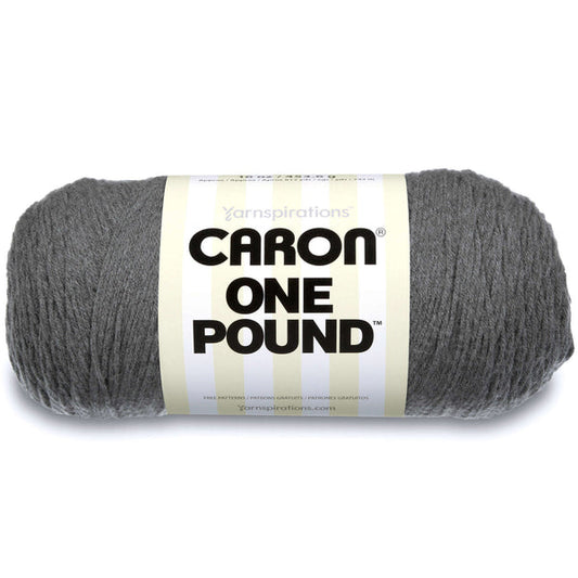 Caron One Pound Yarn Medium Grey Mix Pack of 2 *Pre-order*