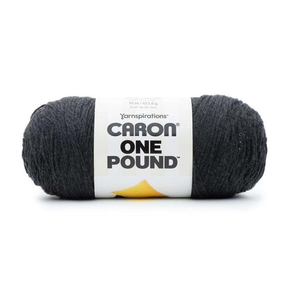 Caron One Pound Yarn Dark Grey Mix Pack of 2 *Pre-order*