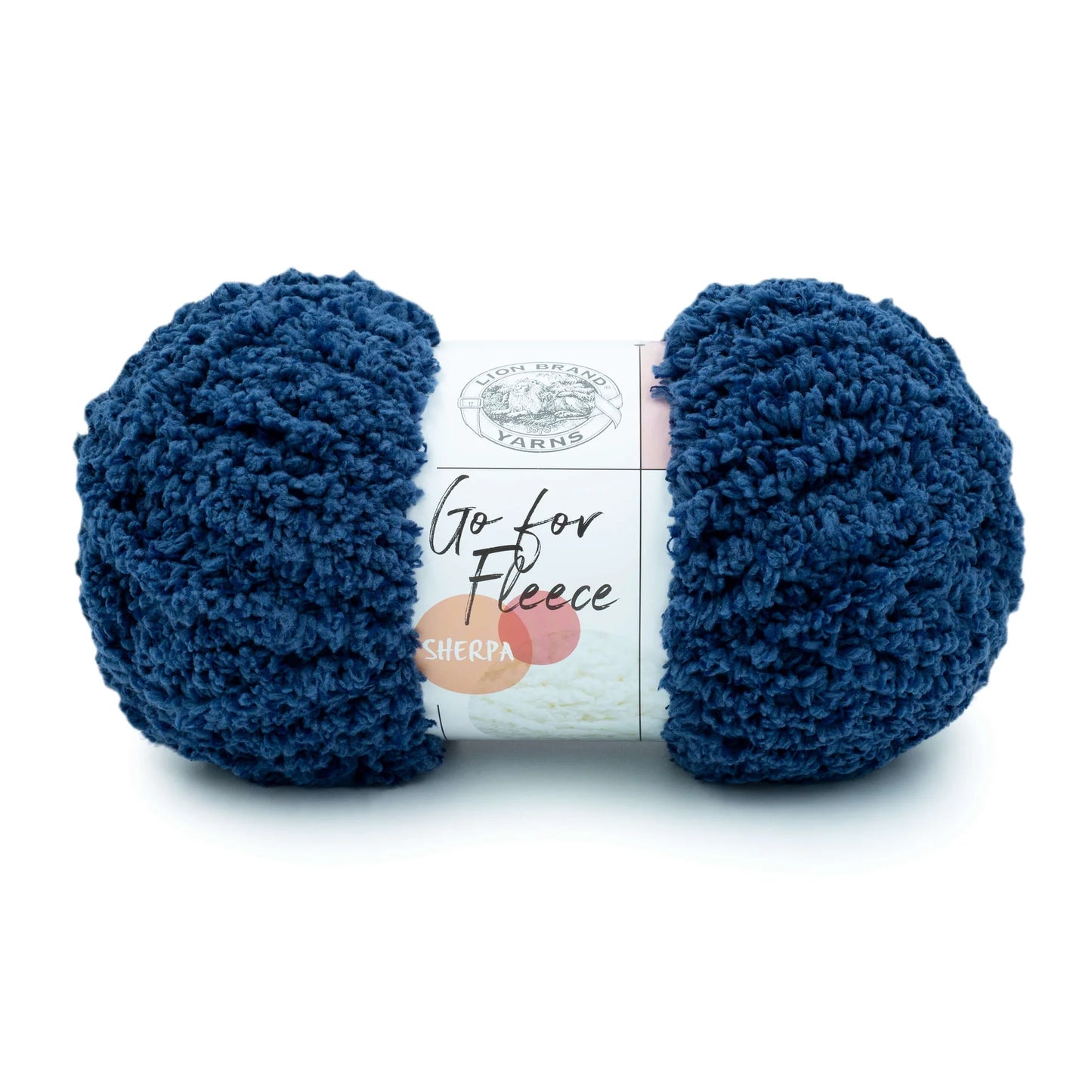 Lion Brand Go For Fleece Sherpa Yarn Navy Pack of 3 *Pre-order*