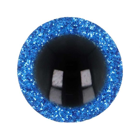 Glitter Safety Eyes- shank back eyes (various sizes)