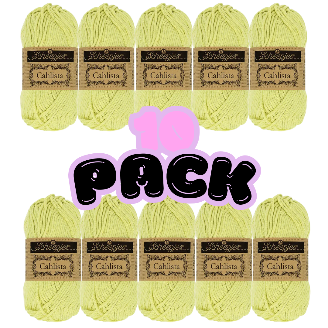Scheepjes Cahlista Bulk pack of 10x 50g