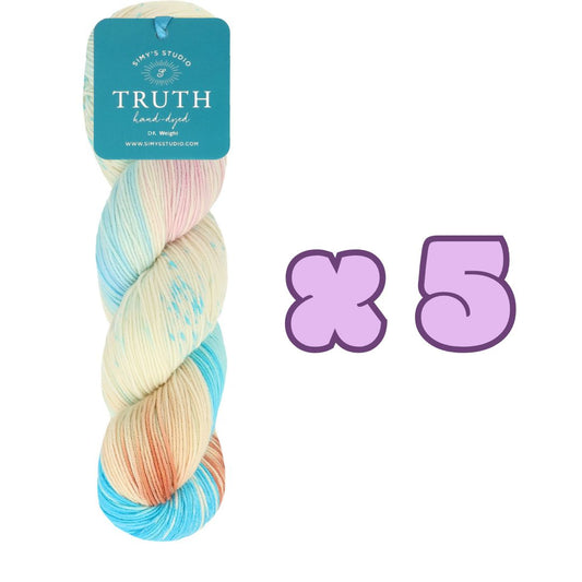 Simy's value bundle of 5 skeins