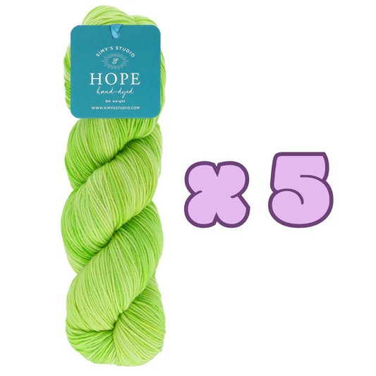 Simy's value bundle of 5 skeins