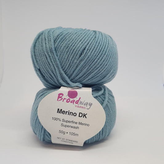 Broadway Merino DK Yarn Aqua