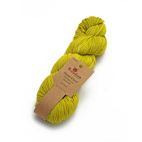 Broadway Dyed Merino DK - Sub-Lime pack of 5 skeins