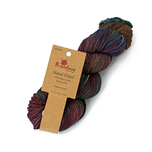Broadway Dyed Merino DK - Autumn Leaf pack of 5 skeins