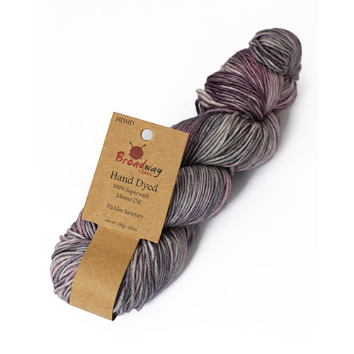 Broadway Dyed Merino DK - Hidden Sanctury pack of 5 skeins