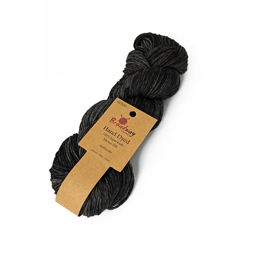 Broadway Dyed Merino DK - Anthracite pack of 5 skeins