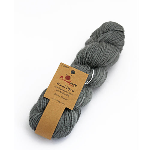 Broadway Dyed Merino Mohair Blend DK - Distant Thunder pack of 5 skeins