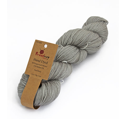 Broadway Dyed Merino Mohair Blend DK -Pearl River pack of 5 skeins