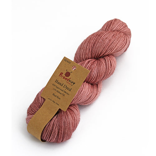 Broadway Dyed Merino Mohair Blend DK - Blush Rose pack of 5 skeins
