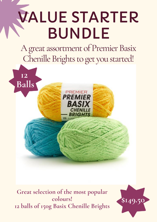 Chenille Basix Brights Starter Bundle
