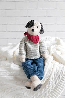 George the Dog - Knitted Animal Friends Louise Crowther Yarn kit