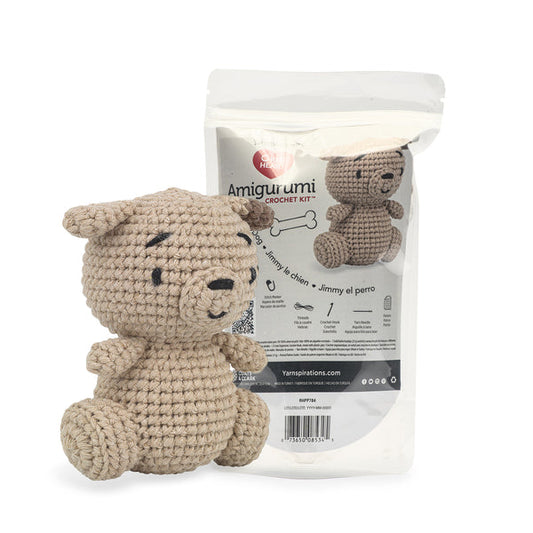 Red Heart Jimmy the Dog Amigurumi crochet kit