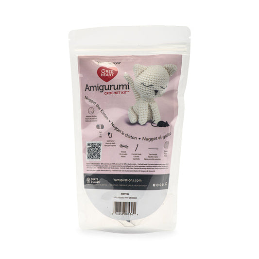Red Heart Nugget the Kitten Amigurumi crochet kit
