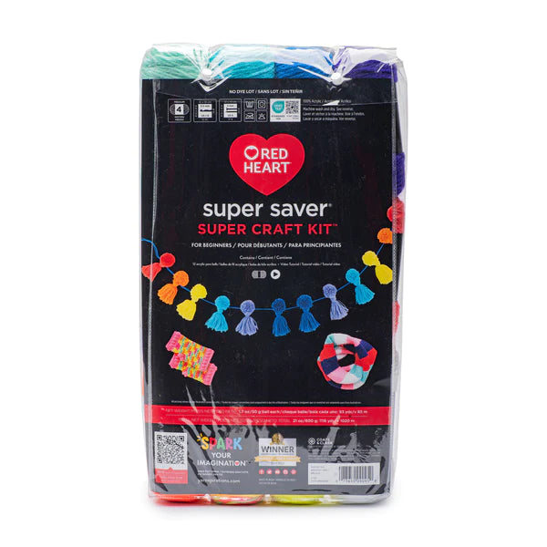Red Heart Super Craft Kit Brights  *Pre-order*
