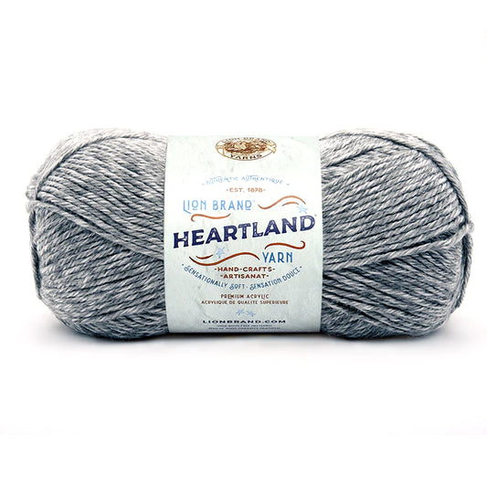 Lion Brand Heartland Yarn Mount Rainier  Pack of 3 *Pre-order*