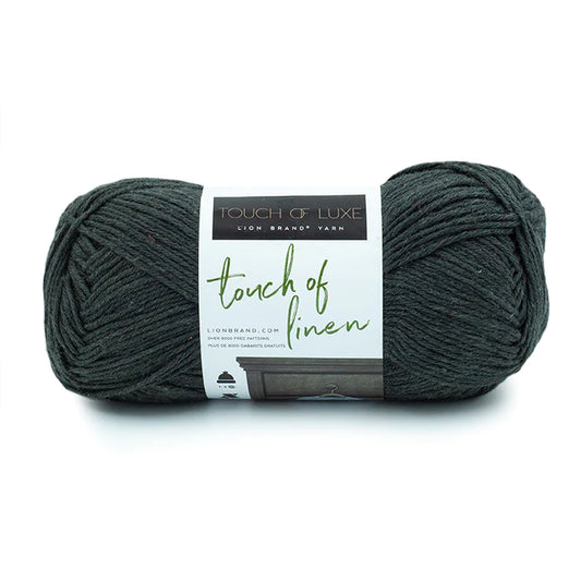 Lion Brand Touch of Linen Yarn Cypress Pack of 3 *Pre-order*