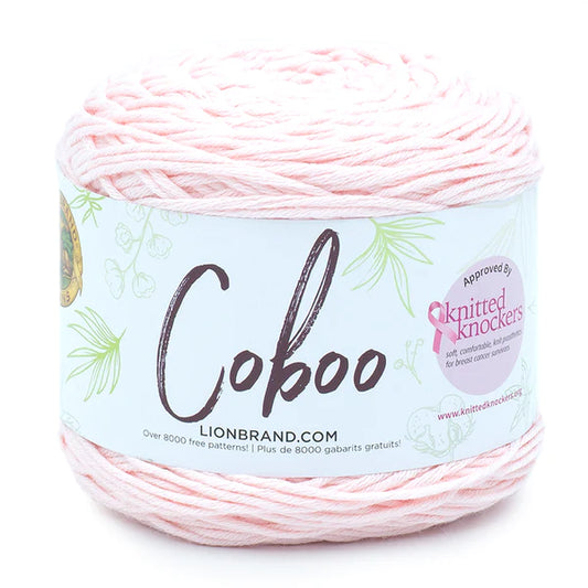 Lion Brand Coboo Yarn Pale Pink Pack of 3 *Pre-order*