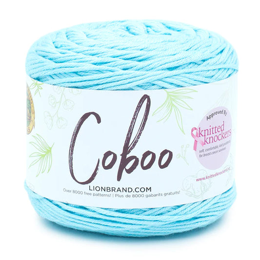 Lion Brand Coboo Yarn Ice Blue Pack of 3 *Pre-order*