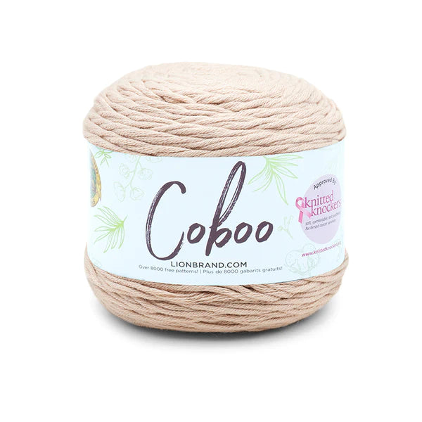 Lion Brand Coboo Yarn Tan Pack of 3 *Pre-order*