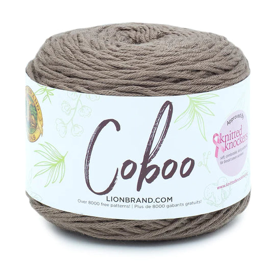 Lion Brand Coboo Yarn Taupe Pack of 3 *Pre-order*