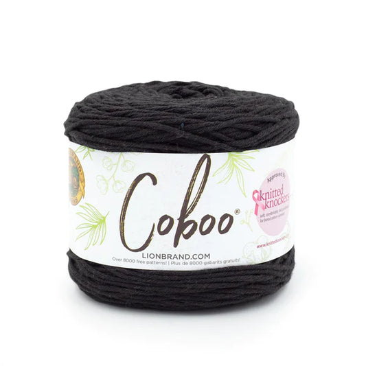 Lion Brand Coboo Yarn Coal Pack of 3 *Pre-order*