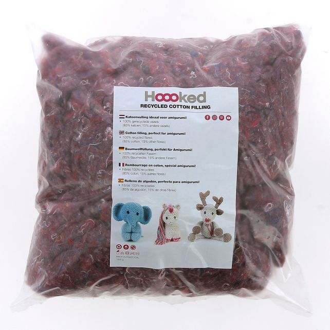 Hoooked Fluffy Cotton Filling 100% Recycled eco friendly