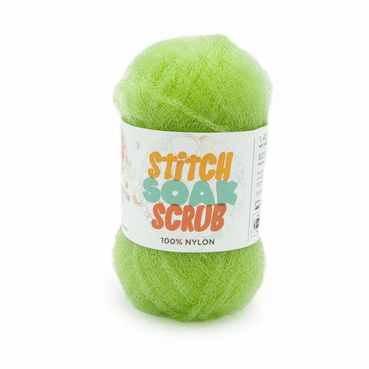 Lion Brand Stitch Soak Scrub Yarn Chartreuse Pack of 3 *Pre-order*