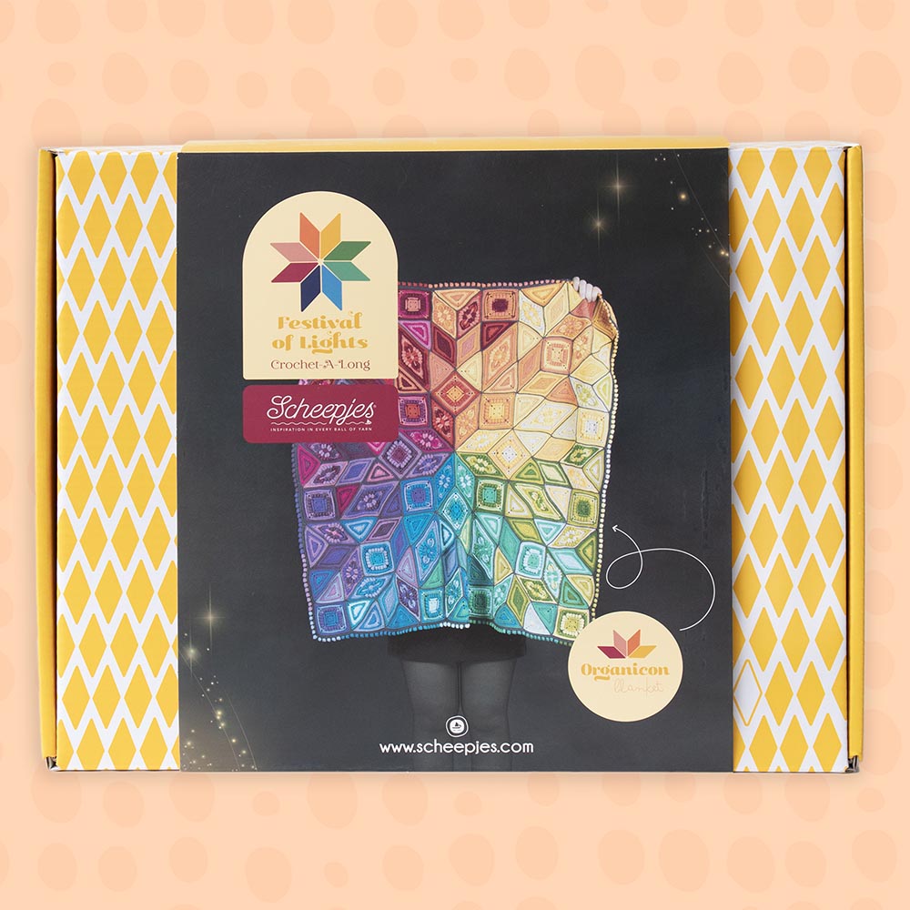 Scheepjes CAL Festival of Lights blanket - Organicon kit **PRE-ORDER**