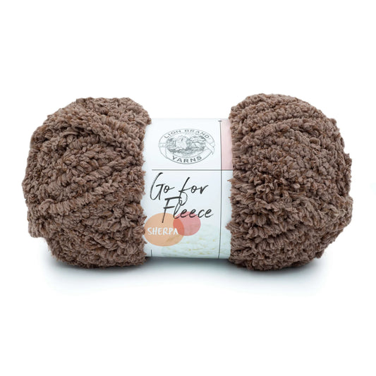 Lion Brand Go For Fleece Sherpa Yarn Clay Pack of 3 *Pre-order*
