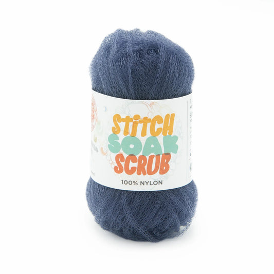 Lion Brand Stitch Soak Scrub Yarn Blue Indigo Pack of 3 *Pre-order*