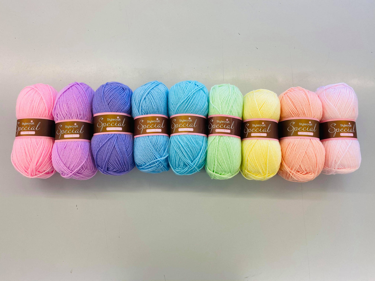 Stylecraft Special DK Pastel Rainbow Set