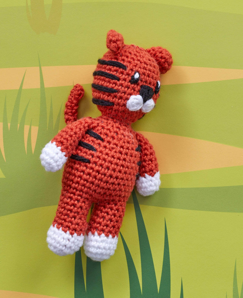3x Minikins cotton yarn Zebra and Tiger Kit
