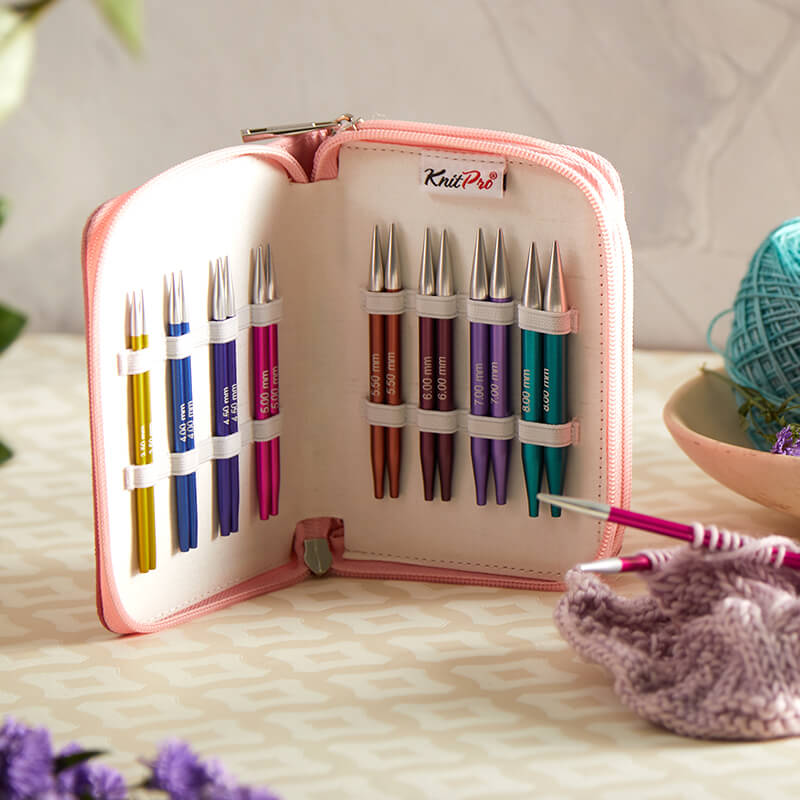 Knitpro Zing Interchangeable knitting needle Deluxe Special Set (8 sizes)