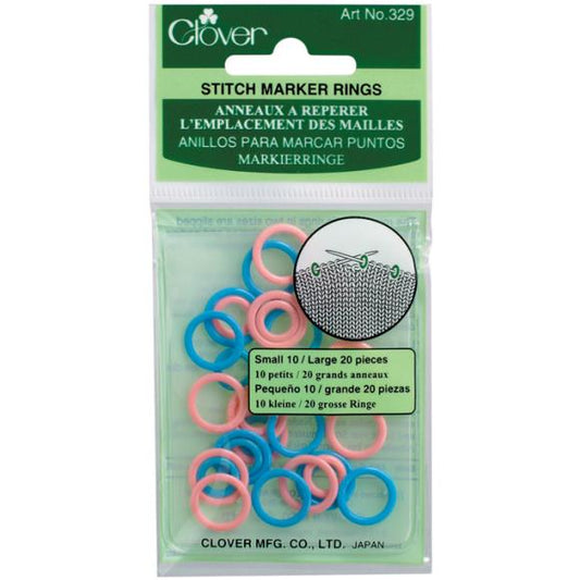 Clover Stitch Ring Markers