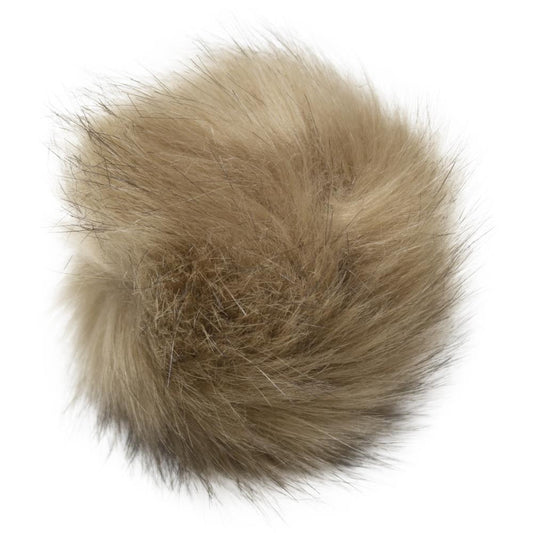Pepperell Braiding Faux Fur Pom With Loop lion mane