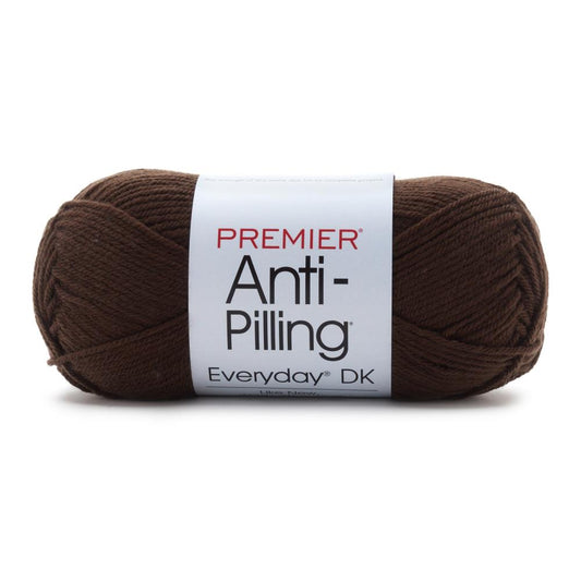 Premier Yarns Anti-Pilling Everyday DK Solids Yarn Black Walnut Pack of 3 *Pre-order*