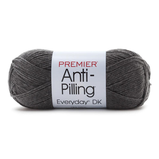 Premier Yarns Anti-Pilling Everyday DK Solids Yarn Charcoal Pack of 3 *Pre-order*