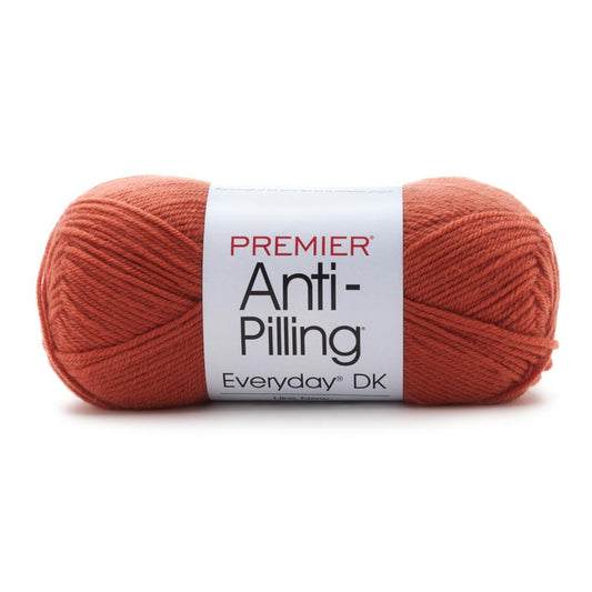 Premier Yarns Anti-Pilling Everyday DK Solids Yarn Terra Cotta Pack of 3 *Pre-order*