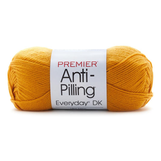 Premier Yarns Anti-Pilling Everyday DK Solids Yarn Mustard Pack of 3 *Pre-order*