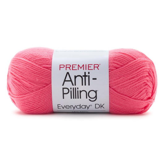 Premier Yarns Anti-Pilling Everyday DK Solids Yarn Coral Pack of 3 *Pre-order*