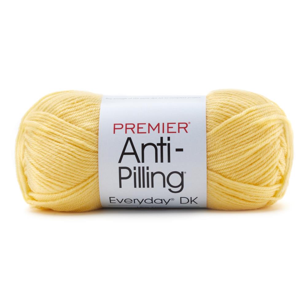 Premier Yarns Anti-Pilling Everyday DK Solids Yarn Yellow Pack of 3 *Pre-order*
