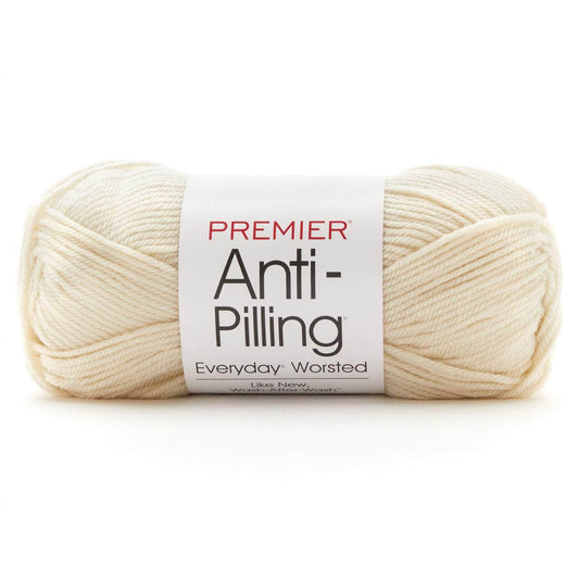 Premier Anti-Pilling Everyday Worsted Yarn Cream Pack of 3 *Pre-order*
