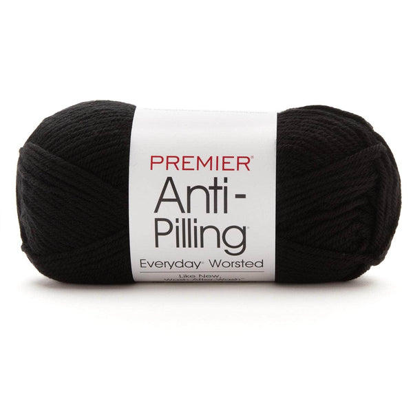 Premier Anti-Pilling Everyday Worsted Yarn Black Pack of 3 *Pre-order*